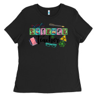 Black science teacher Ladies Tee - AdoDesignShop
