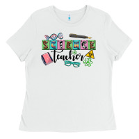 White science teacher Ladies Tee - AdoDesignShop