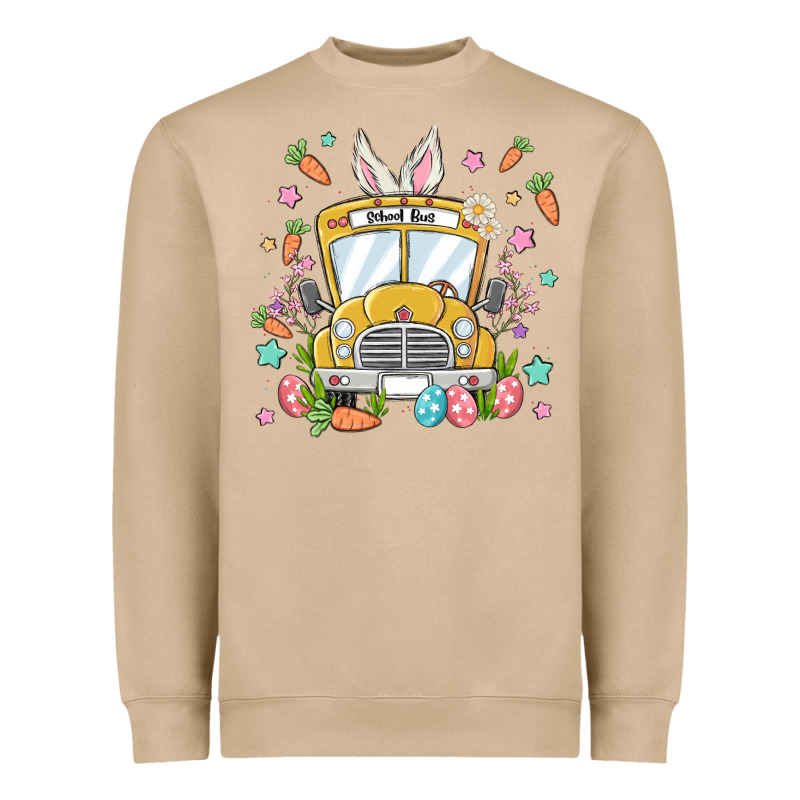 Easter School Bus Heavyweight Sweatshirt by MaliasSmallBusiness | Teevron