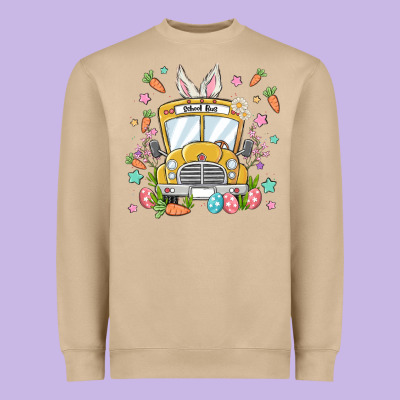 Heavyweight Sweatshirt easter school bus