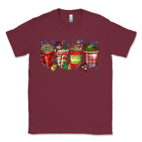 Burgundy christmas drink Classic Tee - CowhideDigitalArt