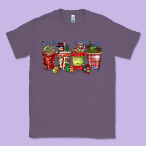 Christmas Drink Classic Tee Designed By Cowhidedigitalart