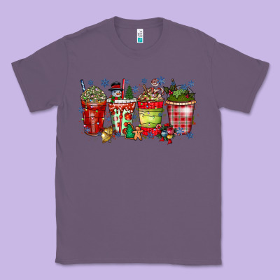 Christmas Drink Classic Tee Designed By Cowhidedigitalart