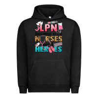 Pigment Black lpn because nurses need heroes Urban Hoodie - LillyAllenDesigns