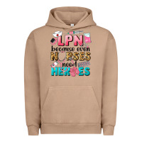 Pigment Burro lpn because nurses need heroes Urban Hoodie - LillyAllenDesigns