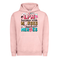 Pigment Salmon lpn because nurses need heroes Urban Hoodie - LillyAllenDesigns