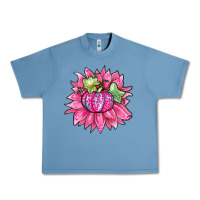 Pebble Blue sunflower pumpkin breast cancer Urban Heavy Tee - Zillion Design Studio
