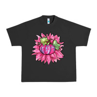 Pigment Black sunflower pumpkin breast cancer Urban Heavy Tee - Zillion Design Studio