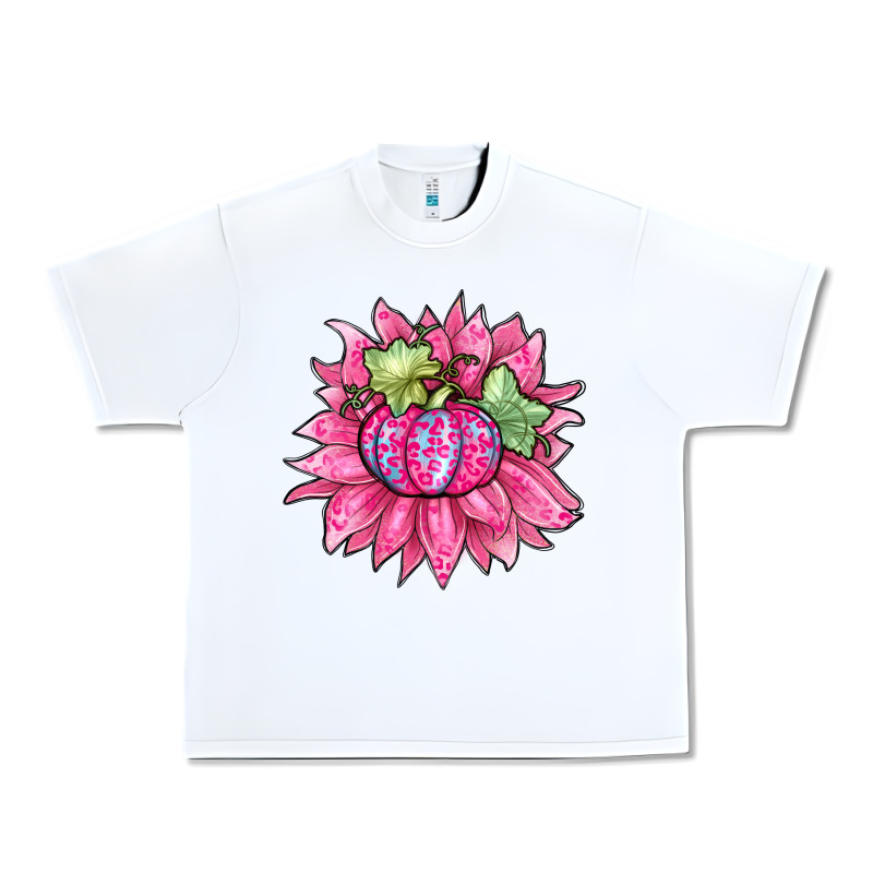 Sunflower Pumpkin Breast Cancer Urban Heavy Tee by Zillion Design Studio | Teevron