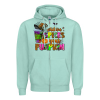 Seafoam whatever spices your pumpkin Zipper Hoodie - AdoDesignShop