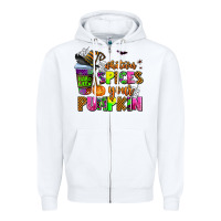 White whatever spices your pumpkin Zipper Hoodie - AdoDesignShop