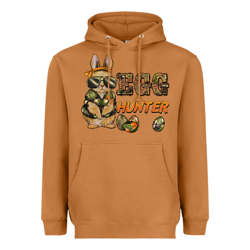 Easter Egg Hunter Rabbit Bunny Heavyweight Hoodie by BarkalooDesign | Teevron