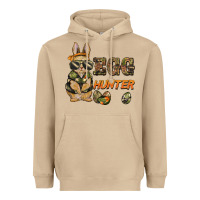 Mushroom easter egg hunter rabbit bunny Heavyweight Hoodie - BarkalooDesign