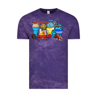 Cloud Purple truck coffee cups Vintage Tee - Zillion Design Studio