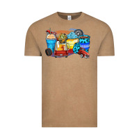Vintage Coffee truck coffee cups Vintage Tee - Zillion Design Studio