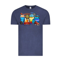 Vintage Denim truck coffee cups Vintage Tee - Zillion Design Studio