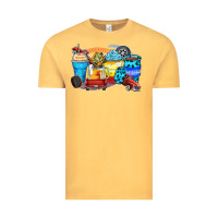 Vintage Mustard truck coffee cups Vintage Tee - Zillion Design Studio
