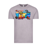 Vintage Zinc truck coffee cups Vintage Tee - Zillion Design Studio