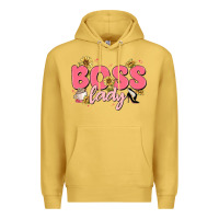 Antique Gold boss lady Premium Hoodie - MaliasSmallBusiness