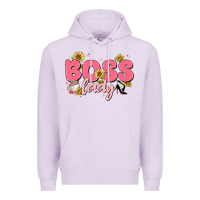 Lilac boss lady Premium Hoodie - MaliasSmallBusiness