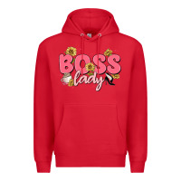 Red boss lady Premium Hoodie - MaliasSmallBusiness