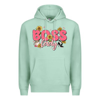 Seafoam boss lady Premium Hoodie - MaliasSmallBusiness