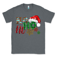 Charcoal Heather ho ho ho christmas Classic Tee - BarkalooDesign