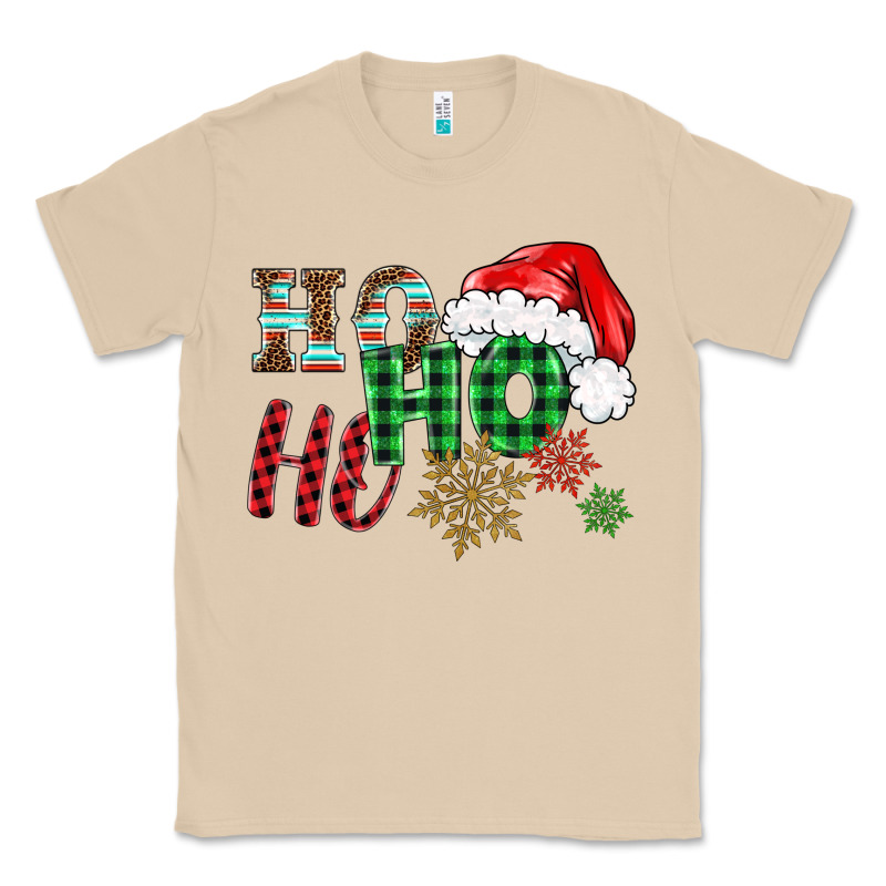 Ho Ho Ho Christmas Classic Tee by BarkalooDesign | Teevron
