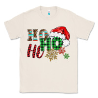 Natural ho ho ho christmas Classic Tee - BarkalooDesign