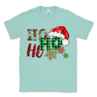 Seafoam ho ho ho christmas Classic Tee - BarkalooDesign