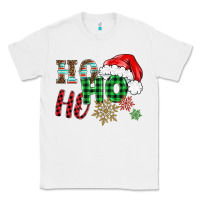 White ho ho ho christmas Classic Tee - BarkalooDesign