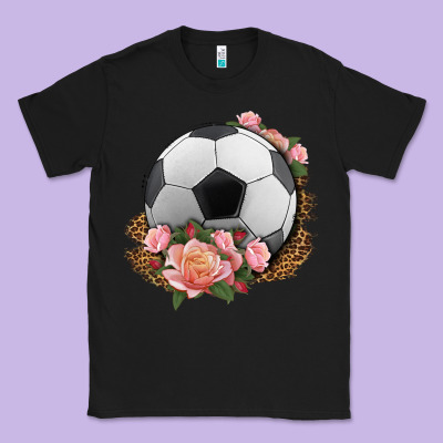 Western Soccer With Roses Classic Tee Designed By Hra Design Shop