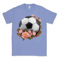 Colony Blue western soccer with roses Classic Tee - HRA Design Shop