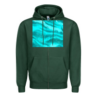 Sports Green turquoise glitter Zipper Hoodie - JahusDesignShop