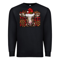 Black Christmas background baby calf Premium Sweatshirt - BarkalooDesign