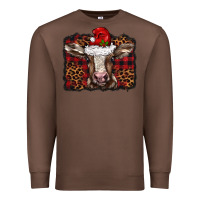 Chestnut Christmas background baby calf Premium Sweatshirt - BarkalooDesign