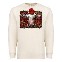 Sandshell Christmas background baby calf Premium Sweatshirt - BarkalooDesign