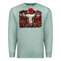 Christmas Background Baby Calf Premium Sweatshirt | Teevron