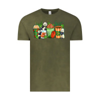 Vintage Olive panda coffee cups Vintage Tee - Zillion Design Studio