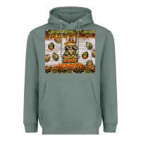 Sage easter egg hunter  rabbit Heavyweight Hoodie - BarkalooDesign