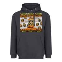 Smoke easter egg hunter  rabbit Heavyweight Hoodie - BarkalooDesign