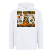 White easter egg hunter  rabbit Heavyweight Hoodie - BarkalooDesign