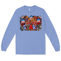 Colony Blue Oh my stars chicken 4th of july Long Sleeve Tee - CowGirlArtShop
