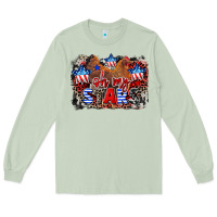 Matcha Oh my stars chicken 4th of july Long Sleeve Tee - CowGirlArtShop