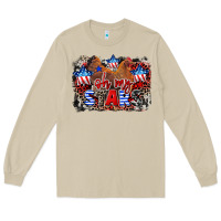 Mushroom Oh my stars chicken 4th of july Long Sleeve Tee - CowGirlArtShop