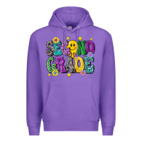 Purple second grade Premium Hoodie - NancyCooperArtShop