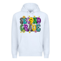 White second grade Premium Hoodie - NancyCooperArtShop
