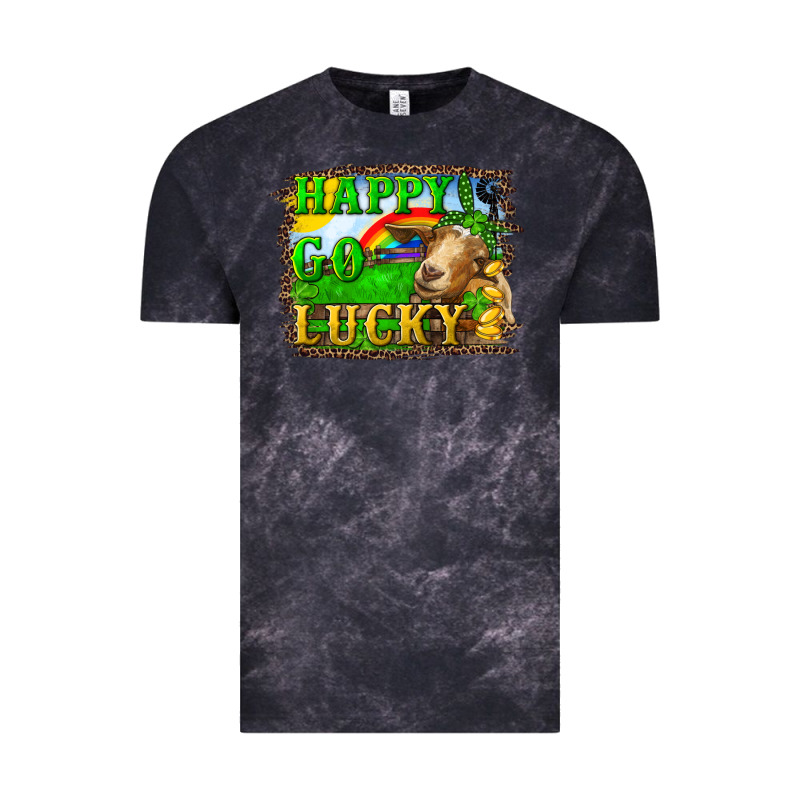 Happy Go Lucky Goat Vintage Tee by RanaPortraitStore | Teevron