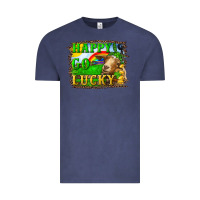 Vintage Denim Happy Go Lucky Goat Vintage Tee - RanaPortraitStore