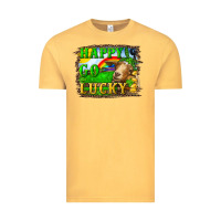 Vintage Mustard Happy Go Lucky Goat Vintage Tee - RanaPortraitStore